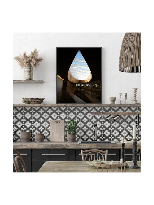 Πίνακας Modern Architectural Space Unique Skylight Μοντέρνος Αρχιτεκτονικός Χώρος Μοναδικό Φεγγίτη 80x120
