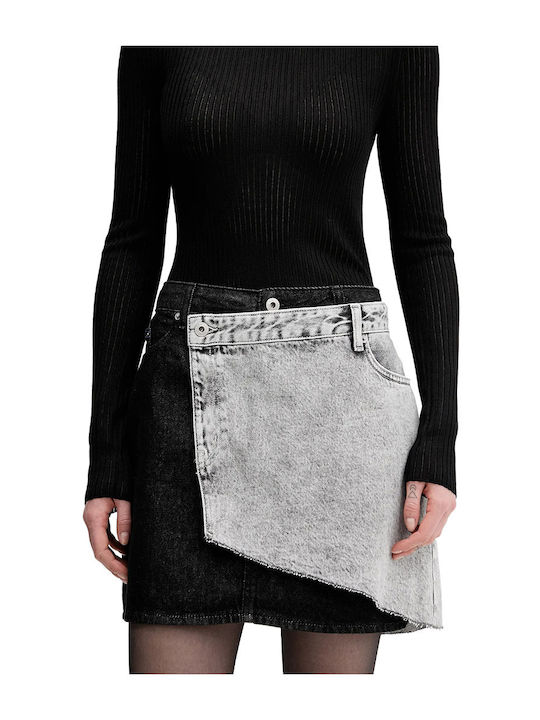 Mini Skirt Washed Black