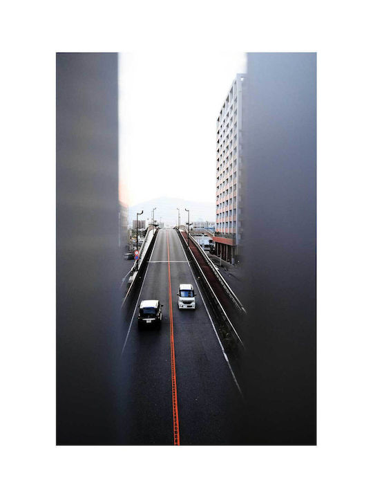 Πίνακας Cars On Elevated Roadway Αυτοκίνητα Υπερυψωμένο Δρόμο 40x65