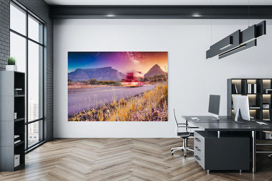 iLovePrints Gemälde Bus Journey Under Stars 100x70