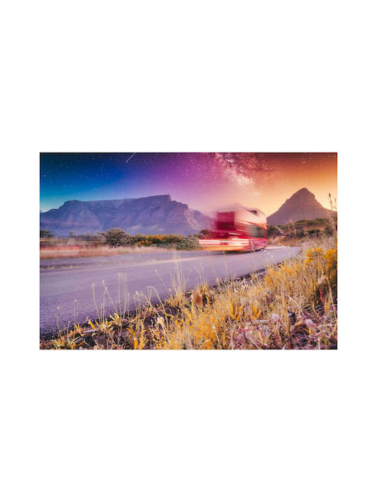 Πίνακας Bus Journey Under Stars Ταξίδι Λεωφορείο Κάτω Αστέρια 100x70