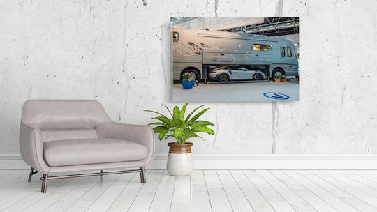 Painting Luxury Motorhome Sports Car Luxury Motorhome Sports Car 65x40