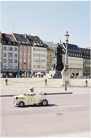 Πίνακας Street Scene Miniature Car Σκηνή Δρόμου Μινιατούρα Αυτοκινήτου 40x65