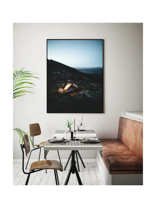 iLovePrints Camping Unter Sternen Gemälde Kambing Kato Asteria 70x100