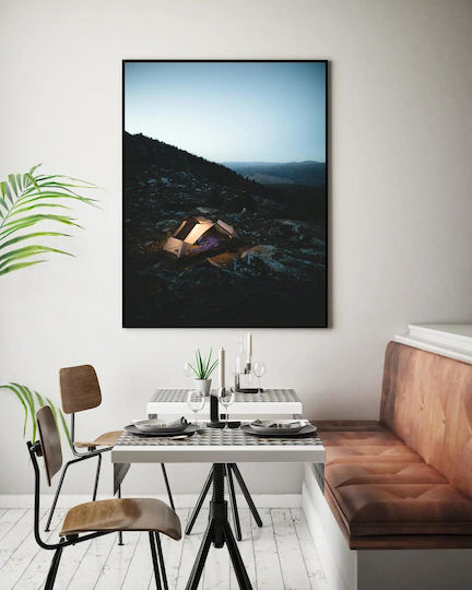 iLovePrints Camping Unter Sternen Gemälde Kambing Kato Asteria 70x100