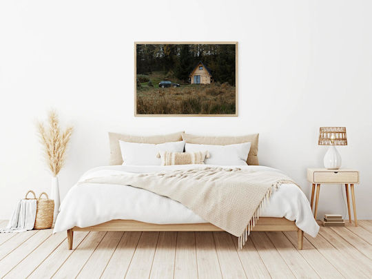 Cabin In The Woods With A Car Καμπίνα Στο Δάσος Με Αυτοκίνητο