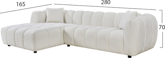 Lykke Γωνιακός Υφασμάτινος 280x89x70εκ. Lykke Γωνιακός Υφασμάτινος 280x89x70εκ.