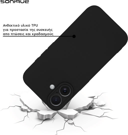 Sonique Xiaomi Poco M7 Pro 5g Schwarze Silikon Handyhülle