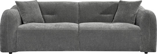 Junoa Dreisitzer Sofa Grau 228x89x74cm