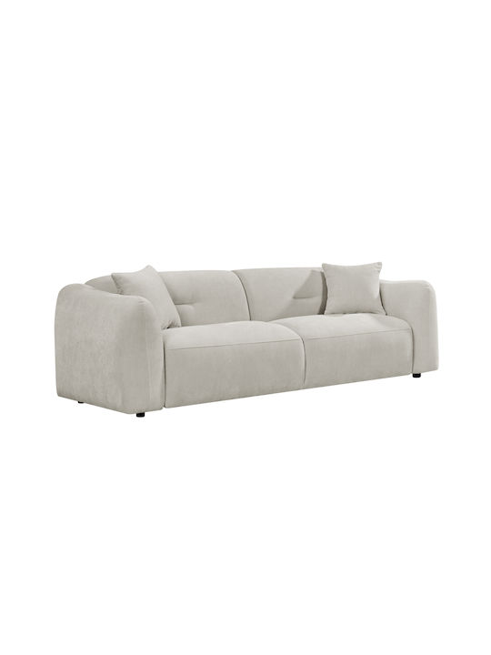 Junoa Триместен Диван Екрю 228x89x74см