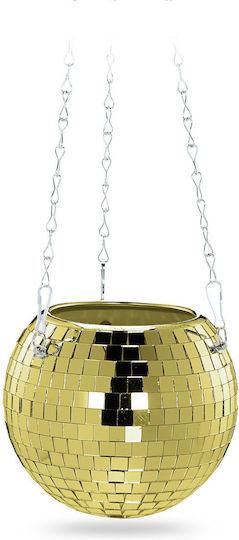 Relaxdays Gold Flower Pot