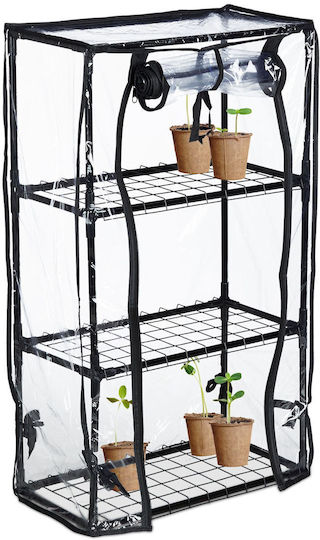 Relaxdays Black Flower Pot Relaxdays Black Flower Pot