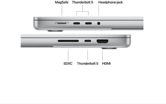 Apple MacBook Pro 16.2" IPS Ecran Retina 120Hz (M5 Max-18 Nuclee/64GB/2TB SSD/40-Core GPU) Textură Nano Argintiu (Tastatură International English)