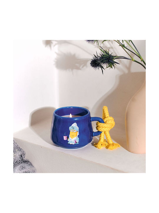 Relaxdays Aromatic Green Candle 7x11.5cm