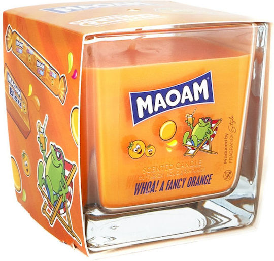 Relaxdays Aromatic Candle in Orange Jar