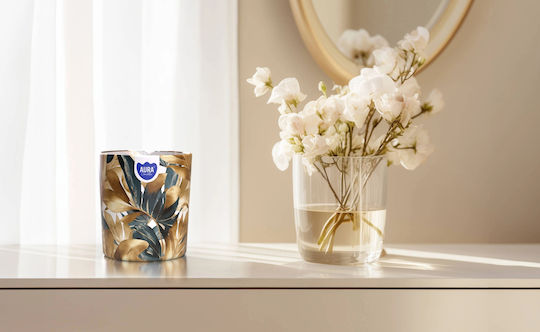 Aura Glass Ароматична Свещ Кафява