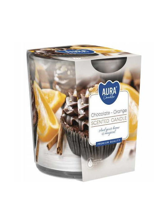 Aura Glass Lumânare Aromatică Maro