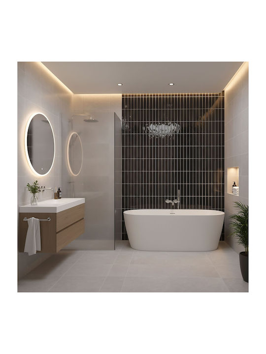 Relaxdays Dale Autocolant Autoadeziv 30x30 Alb Negru 0.2x30x30 Cm