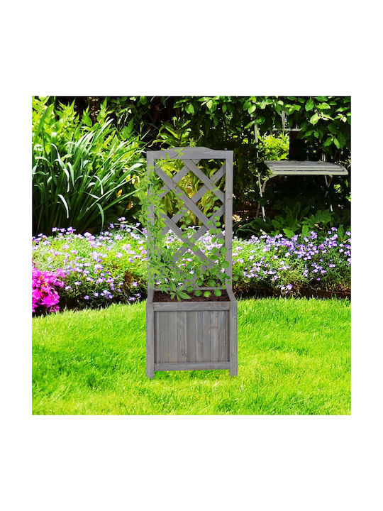 Relaxdays Ghiveci De Flori Gri 90x36x36cm