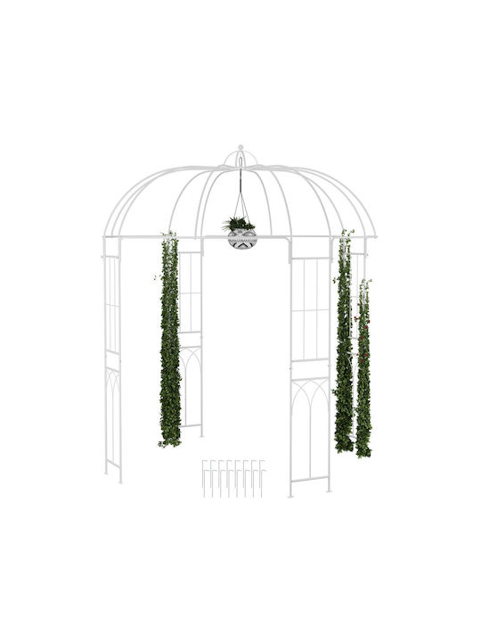 Relaxdays Ghiveci De Flori Alb 269x211cm