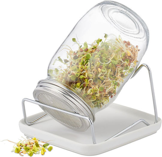 Relaxdays Decorațiune Borcan Pentru Grădină 17.5x18x15cm 10043032