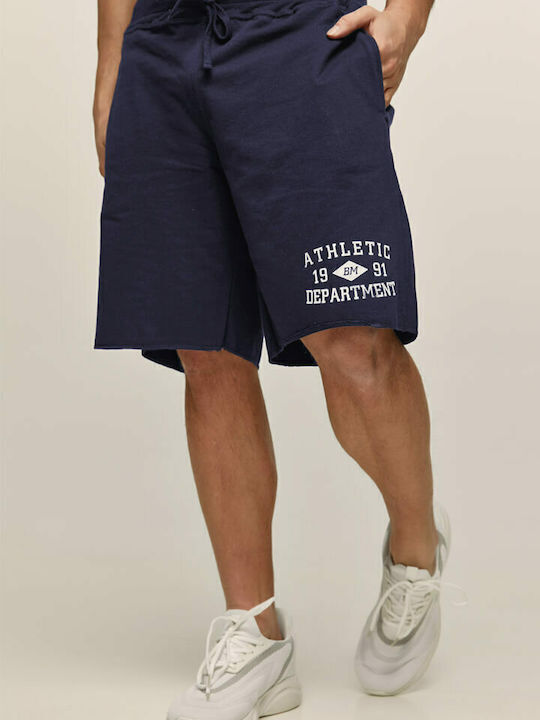 Αθλητική Ανδρική Βερμούδα Navy Μπλε