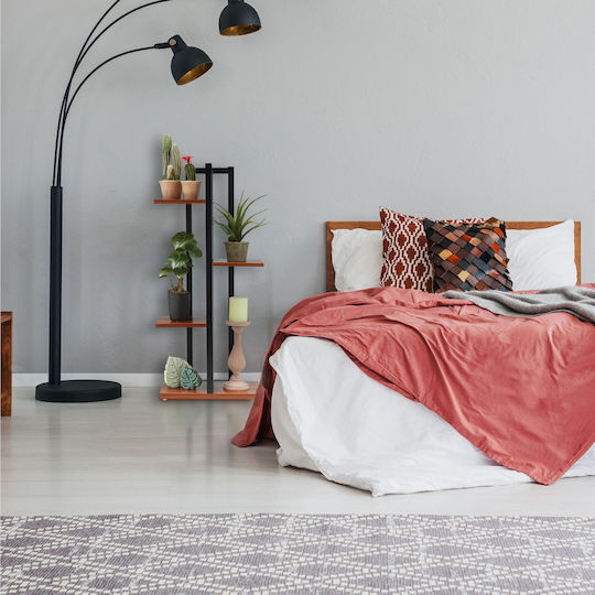 Relaxdays Suport Metalic Pentru Plante Maro 93x22.5x42.5 cm