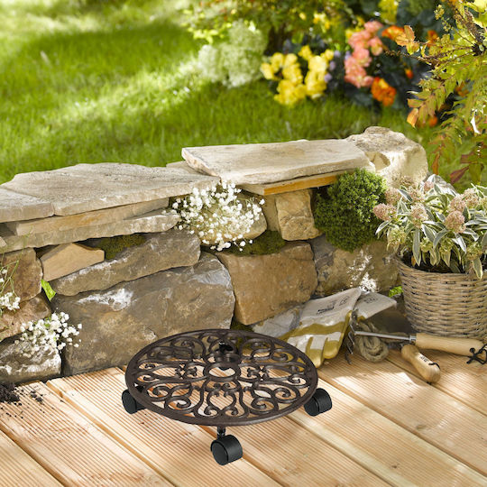 Relaxdays Suport Pentru Plante Maro 7.5x33.5x33.5cm