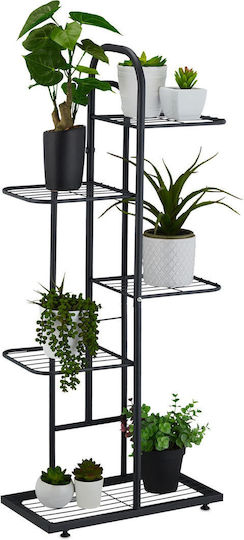 Relaxdays Suport Pentru Plante Negru 96x45x22 cm