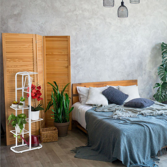 Relaxdays Βάση Γλάστρας Μεταλλική Μαύρη 107x44x24εκ.