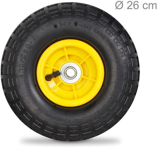Relaxdays 10031406_359 Pneumatic Wheel 260x85mm
