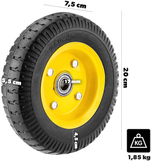 Kadax 47268 Ρόδα Πλαστική 200x55mm