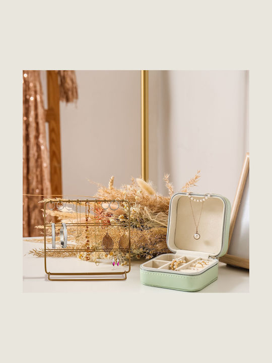Relaxdays Jewellery Stand Gold 18x20x9cm