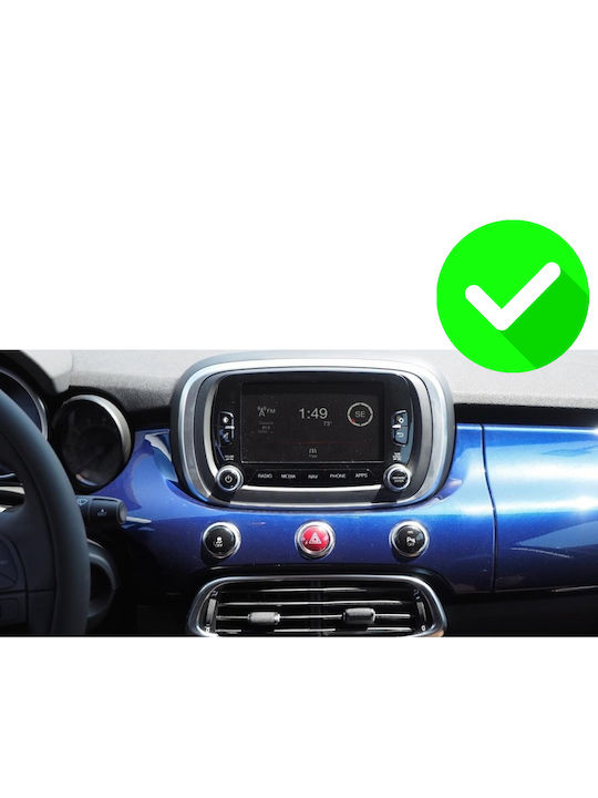 Carmedia Ηχοσύστημα Αυτοκινήτου για Fiat 500X 2014+ (Bluetooth/USB/WiFi/GPS/Apple-Carplay/Android-Auto) με Οθόνη Αφής 9"