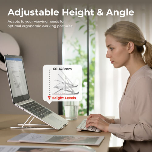 Lumivida Stand for Laptop up to 15" Silver LPS03-3-01
