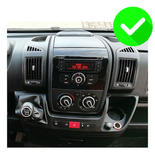 Carmedia Car Audio System for Peugeot Boxer Fiat Ducato Citroen Jumper 2006-2021 (Bluetooth/USB/WiFi/GPS/Apple-Carplay/Android-Auto) with Touch Screen 12.3"