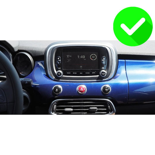 Carmedia Car Audio System for Fiat 500X 2014 (Bluetooth/USB/WiFi/GPS/Apple-Carplay/Android-Auto) with Touch Screen 9"