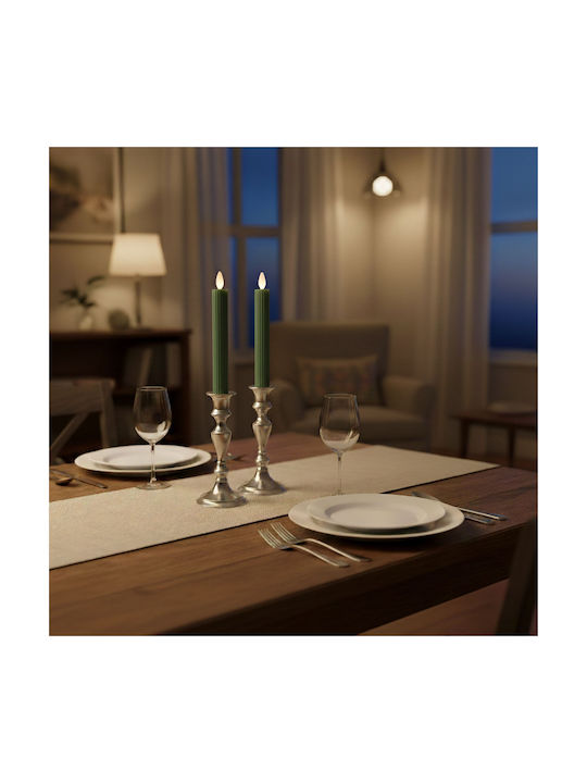 Relaxdays Lămpi Decorative Pentru Masă LED Lumânare 6 Buc 25x2 cm