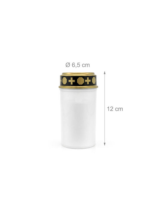 Relaxdays Lămpi Decorative Pentru Masă LED Lumânare 4 Buc 12x6.5x6.5 cm
