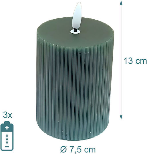 Relaxdays Διακοσμητικό Φωτιστικό LED Κερί 4τμχ 13x7.5εκ.