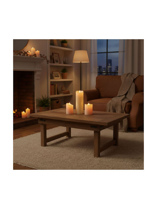 Relaxdays Lămpi Decorative Pentru Masă LED Lumânare 30x10cm