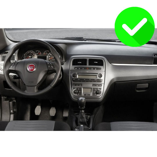 Carmedia Ηχοσύστημα Αυτοκινήτου για Fiat Grande Punto 2005-2012 (Bluetooth/USB/WiFi/GPS/Apple-Carplay/Android-Auto) με Οθόνη Αφής 12.3"