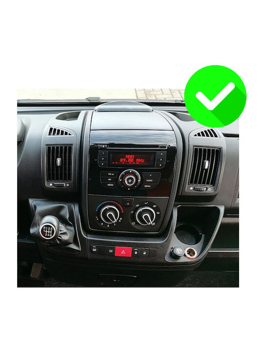 Carmedia Car Audio System for Peugeot Boxer Fiat Ducato Citroen Jumper 2006-2021 (Bluetooth/USB/WiFi/GPS/Apple-Carplay/Android-Auto) with Touch Screen 12.3"