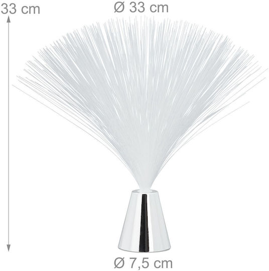 Relaxdays Lămpi Decorative Pentru Masă LED 33x33x33cm