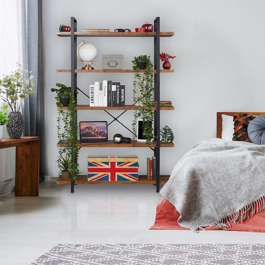 Set 2 Plante Artificiale Suspendate Relaxdays Verde Închis Negru 80x20cm
