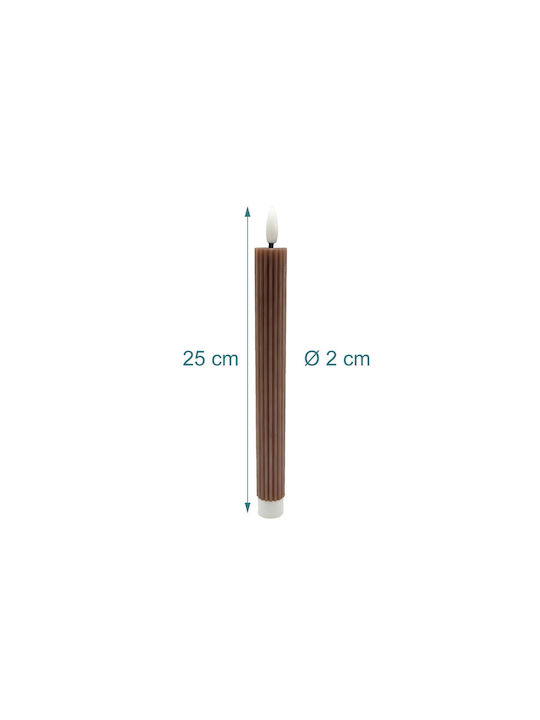 Relaxdays Lămpi Decorative Pentru Masă LED Lumânare 25x2cm