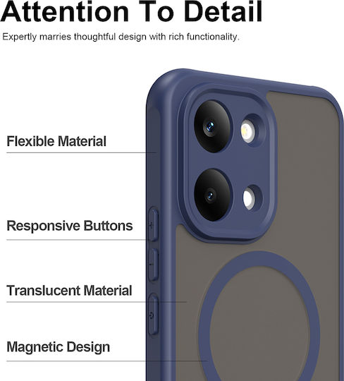 Techsuit Halofrost Ii Back Cover Πλαστικό Navy Μπλε (Poco X8 Pro Max)