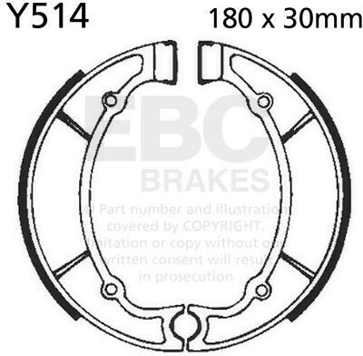 EBC Saboți De Frână Pentru Yamaha RD 250