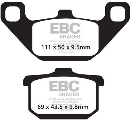 EBC Motorcycle Brake Pads for Kawasaki EN