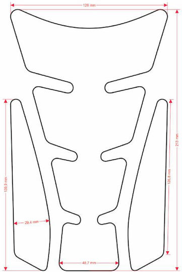 Protecție Autocolantă Rezervor Cgsle2rp/pr3223 Yamaha